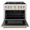 Autograph Edition 36 in. 5.2 cu. ft. Select Gas Range with 6 Burner Cooktop and Convection Gas Oven