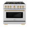 Autograph Edition 36 in. 5.2 cu. ft. Select Gas Range with 6 Burner Cooktop and Convection Gas Oven