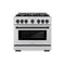 Autograph Edition 36 in. 5.2 cu. ft. Select Gas Range with 6 Burner Cooktop and Convection Gas Oven