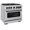 Autograph Edition 36 in. 5.2 cu. ft. Select Gas Range with 6 Burner Cooktop and Convection Gas Oven