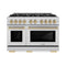 Autograph Edition 48 in. 6.7 cu. ft. Select Double Oven Gas Range with 8 Burner Cooktop