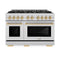 Autograph Edition 48 in. 6.7 cu. ft. Select Double Oven Gas Range with 8 Burner Cooktop