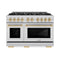 Autograph Edition 48 in. 6.7 cu. ft. Select Double Oven Gas Range with 8 Burner Cooktop