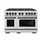Autograph Edition 48 in. 6.7 cu. ft. Select Double Oven Gas Range with 8 Burner Cooktop