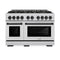 Autograph Edition 48 in. 6.7 cu. ft. Select Double Oven Gas Range with 8 Burner Cooktop