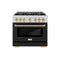 Autograph Edition 36 in. 5.2 cu. ft. Select Gas Range with 6 Burner Cooktop and Convection Gas Oven