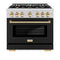 Autograph Edition 36 in. 5.2 cu. ft. Select Gas Range with 6 Burner Cooktop and Convection Gas Oven