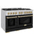 Autograph Edition 48 in. 6.7 cu. ft. Select Double Oven Gas Range with 8 Burner Cooktop