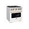Autograph Edition 30 in. 4.2 cu. ft. Select Gas Range with 4 Burner Cooktop and Convection Gas Oven