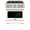 Autograph Edition 30 in. 4.2 cu. ft. Select Gas Range with 4 Burner Cooktop and Convection Gas Oven