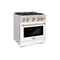 Autograph Edition 30 in. 4.2 cu. ft. Select Gas Range with 4 Burner Cooktop and Convection Gas Oven