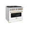 Autograph Edition 36 in. 5.2 cu. ft. Select Gas Range with 6 Burner Cooktop and Convection Gas Oven