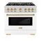 Autograph Edition 36 in. 5.2 cu. ft. Select Gas Range with 6 Burner Cooktop and Convection Gas Oven