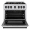 Autograph Edition 36 in. 5.2 cu. ft. Select Gas Range with 6 Burner Cooktop and Convection Gas Oven