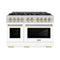 Autograph Edition 48 in. 6.7 cu. ft. Select Double Oven Gas Range with 8 Burner Cooktop