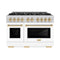 Autograph Edition 48 in. 6.7 cu. ft. Select Double Oven Gas Range with 8 Burner Cooktop