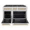 Autograph Edition 48 in. 6.7 cu. ft. Select Double Oven Gas Range with 8 Burner Cooktop