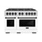 Autograph Edition 48 in. 6.7 cu. ft. Select Double Oven Gas Range with 8 Burner Cooktop
