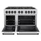 Autograph Edition 48 in. 6.7 cu. ft. Select Double Oven Gas Range with 8 Burner Cooktop