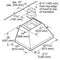 Professional Pyramid Chimney Wall Hood 36''