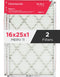 PureAir® 16" x 25" x 1" MERV 11 Premium Allergen Air Filter - 2 Pack