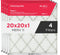 PureAir® 20" x 20" x 1" MERV 11 Premium Allergen Air Filter - 4 Pack