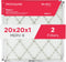 PureAir® 20" x 20" x 1" MERV 8 Allergen Air Filter - 2 Pack