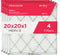 PureAir® 20" x 20" x 1" MERV 8 Allergen Air Filter - 4 Pack