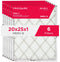 PureAir® 20" x 25" x 1" MERV Allergen 8 Air Filter - 6 Pack