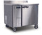 Refrigerator, Single Section Worktop, Stainless Door with Lock