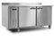 Refrigerator, Two Section Worktop, Stainless Doors with Lock