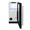 15 In. Touchstone Clear Cube Ice Maker With Drain Pump And Black Matte Door