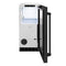 15 In. Touchstone Clear Cube Ice Maker With Drain Pump And Black Stainless Steel Door