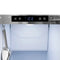 15 In. Touchstone Clear Cube Ice Maker With Drain Pump And Black Stainless Steel Door