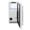 15 In. Touchstone Clear Cube Ice Maker With Drain Pump And Satin Stainless Steel Door