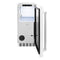 15 In. Touchstone Clear Cube Ice Maker With Drain Pump And White Matte Door