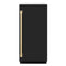 Autograph Edition 15 In. Touchstone Clear Cube Ice Maker With Drain Pump And Black Matte Door With Champagne Bronze Handle