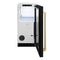 Autograph Edition 15 In. Touchstone Clear Cube Ice Maker With Drain Pump And Black Matte Door With Champagne Bronze Handle