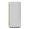 Autograph Edition 15 In. Touchstone Clear Cube Ice Maker With Drain Pump And Satin Stainless Steel Door With Champagne Bronze Handle