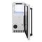Autograph Edition 15 In. Touchstone Clear Cube Ice Maker With Drain Pump And Satin Stainless Steel Door With Matte Black Handle