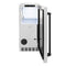 Autograph Edition 15 In. Touchstone Clear Cube Ice Maker With Drain Pump And Satin Stainless Steel Door With Matte Black Handle