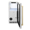Autograph Edition 15 In. Touchstone Clear Cube Ice Maker With Drain Pump And Solid Stainless Steel Door With Champagne Bronze Handle