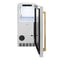 Autograph Edition 15 In. Touchstone Clear Cube Ice Maker With Drain Pump And Solid Stainless Steel Door With Polished Gold Handle