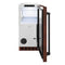 15 In. Touchstone Gourmet Ice Maker With Drain Pump And Hand Hammered Copper Door