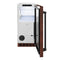 15 In. Touchstone Gourmet Ice Maker With Drain Pump And Hand Hammered Copper Door
