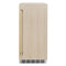 Autograph Edition 15 In. Touchstone Gourmet Ice Maker With Drain Pump And Panel Ready Door With Champagne Bronze Handle