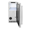 15 In. Touchstone Gourmet Ice Maker With Drain Pump And Solid Stainless Steel Door