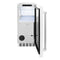 15 In. Touchstone Gourmet Ice Maker With Drain Pump And White Matte Door
