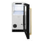 Autograph Edition 15 In. Touchstone Gourmet Ice Maker With Drain Pump And Black Matte Door With Champagne Bronze Handle