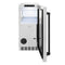 Autograph Edition 15 In. Touchstone Gourmet Ice Maker With Drain Pump And Satin Stainless Steel Door With Matte Black Handle